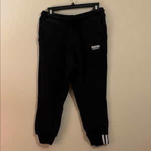 Adidas Black Sweatpants with Logo